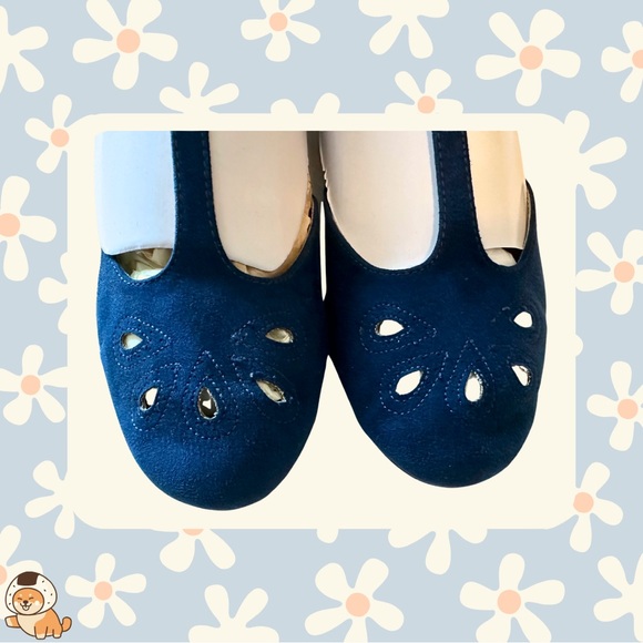 ModCloth The Zest Is History T-Strap Flats, Navy, Sz 8.5 - Picture 5 of 12